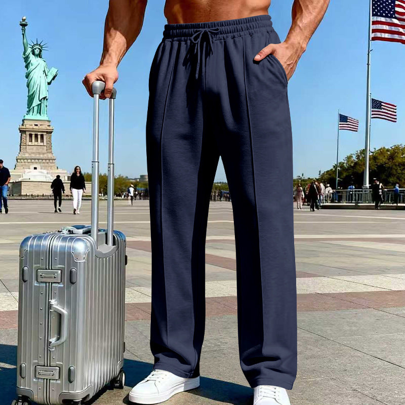Men's Knit Straight-Leg Joggers