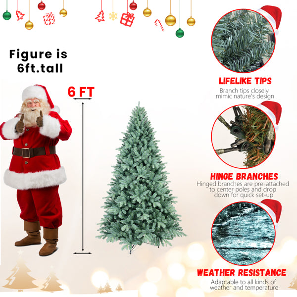 6 ft Artificial Christmas Tree (1,390 Tips)