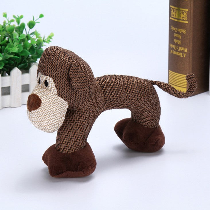 Squeaky Plush Animal Dog Toys