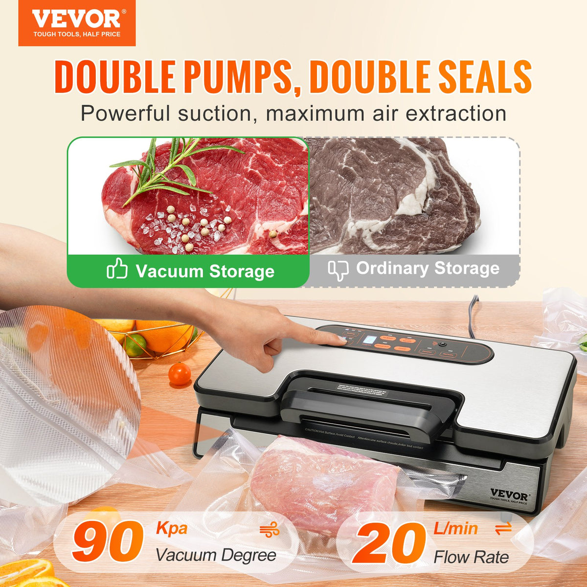 Dual-Pump Vacuum Sealer