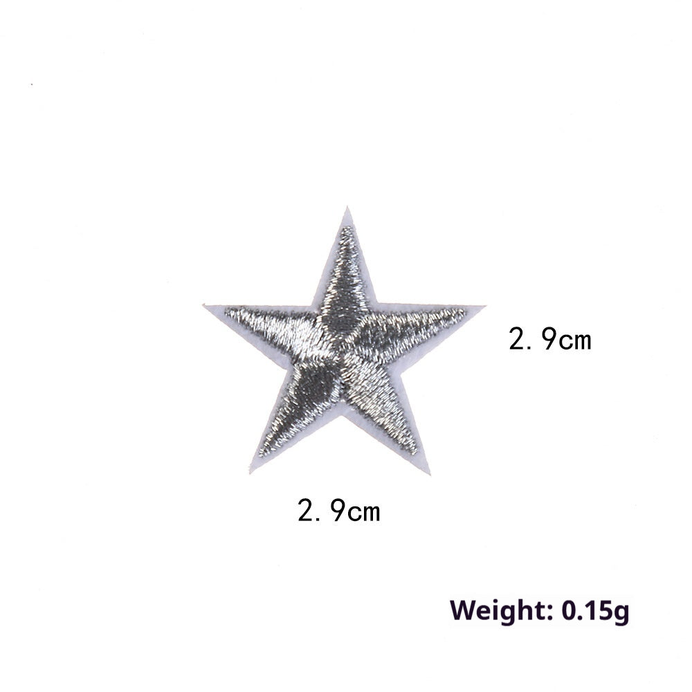 Embroidered Star Patches