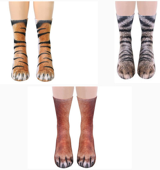 3D Cat Paw Socks