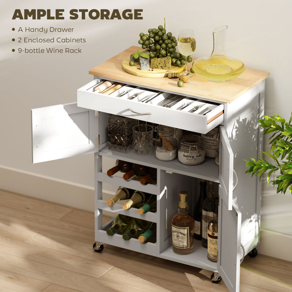 Rolling Kitchen Island Cart