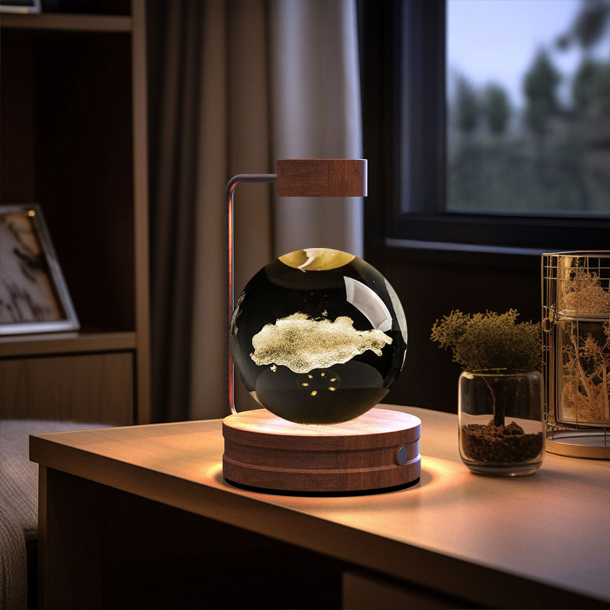 3D Crystal Ball Night Light