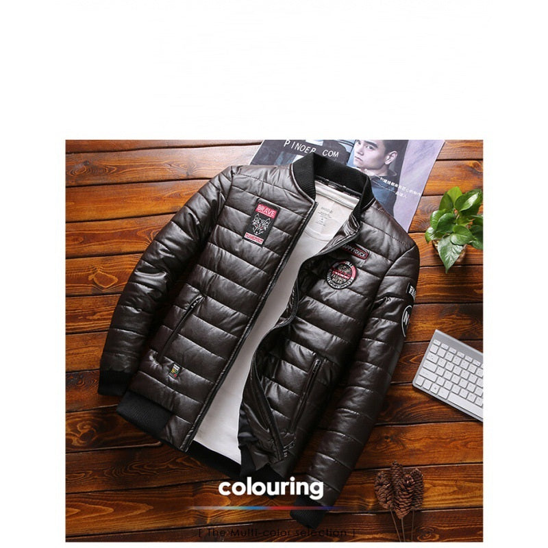 Men's Patch Padded Jacket