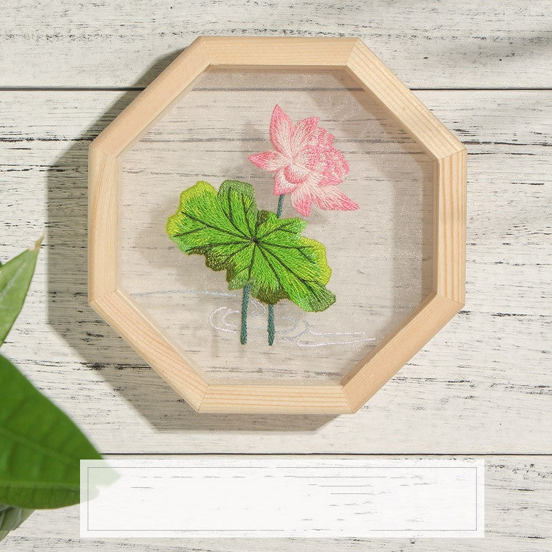 Silk Embroidery Kit with Frame