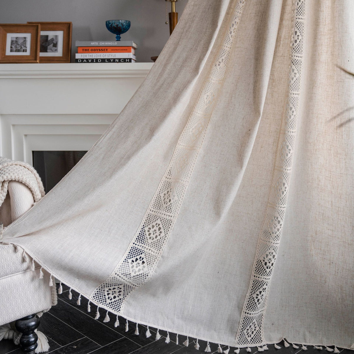 Crochet Café Curtain