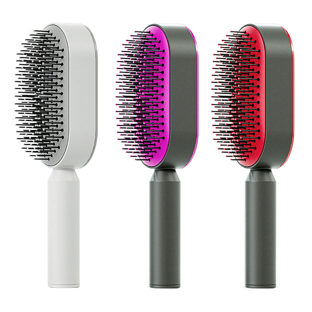 Self-Cleaning Cushion Hair Brush