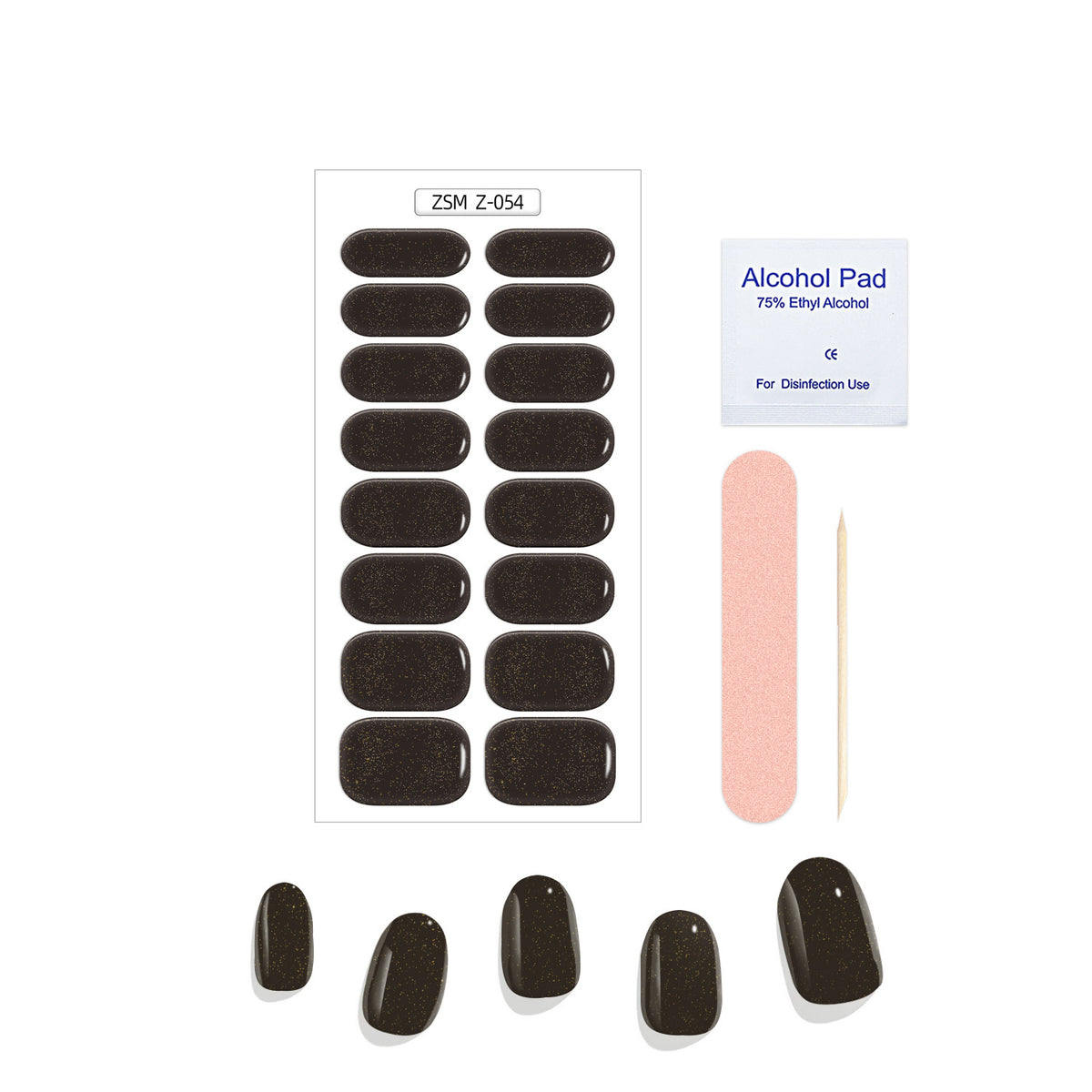 Glitter Gel Nail Strips