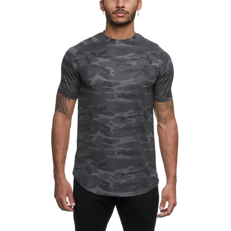 Men's Quick-Dry Camo Training Tee