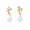 Rhinestone Butterfly Earrings