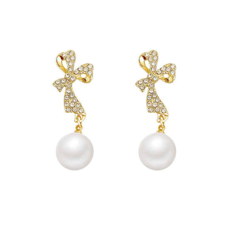 Rhinestone Butterfly Earrings