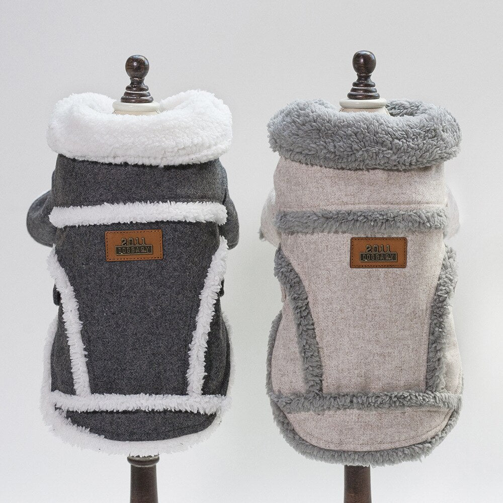 Warm Velvet Dog Coat