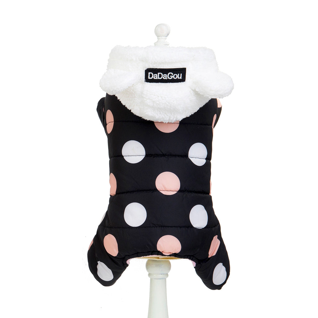 Polka Dot Four-Leg Dog Coat