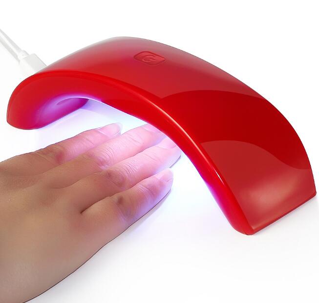 Phone-Shaped Mini LED Nail Lamp