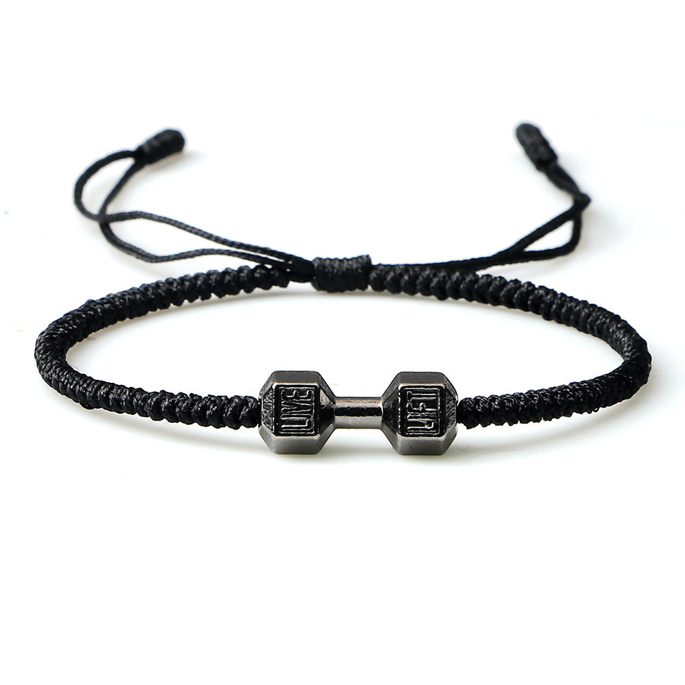 Woven Dumbbell Bracelet