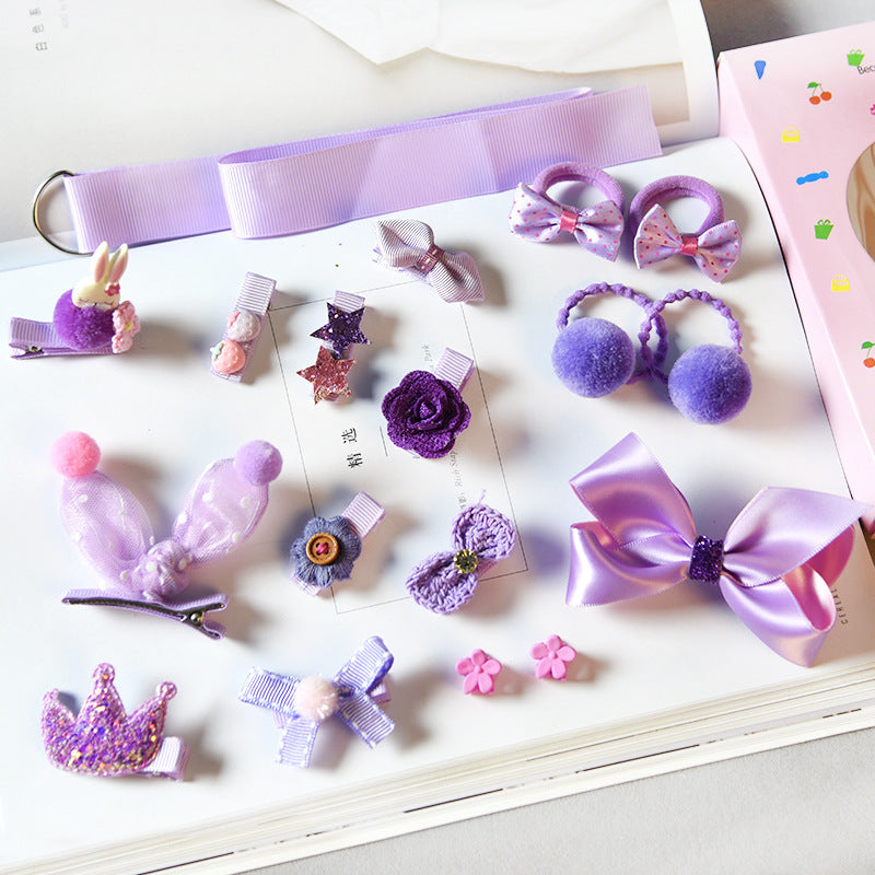 Girls' Hair Accessories Set (18 Pieces)