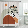 Geometric Print Shower Curtain