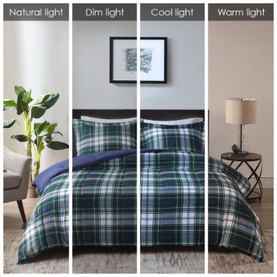 All-Season Stain-Resistant Comforter Set