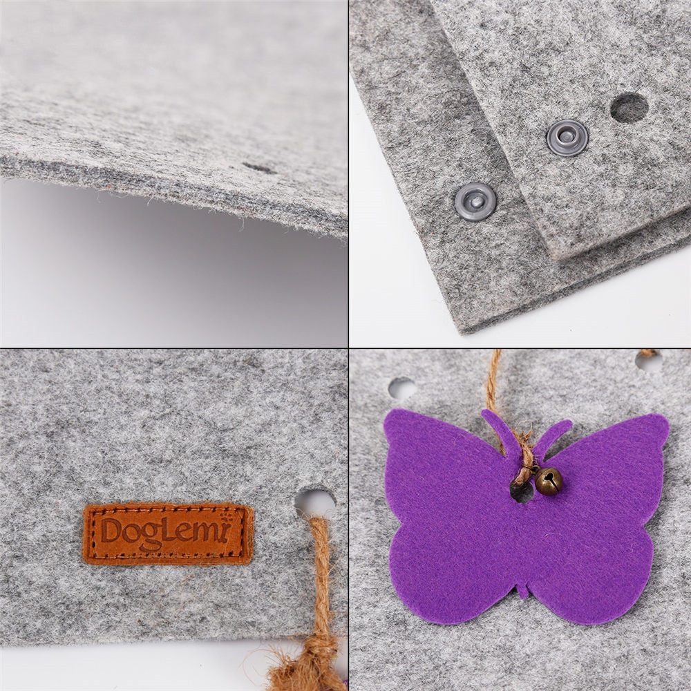 Build-Your-Own Felt Cat Tunnel