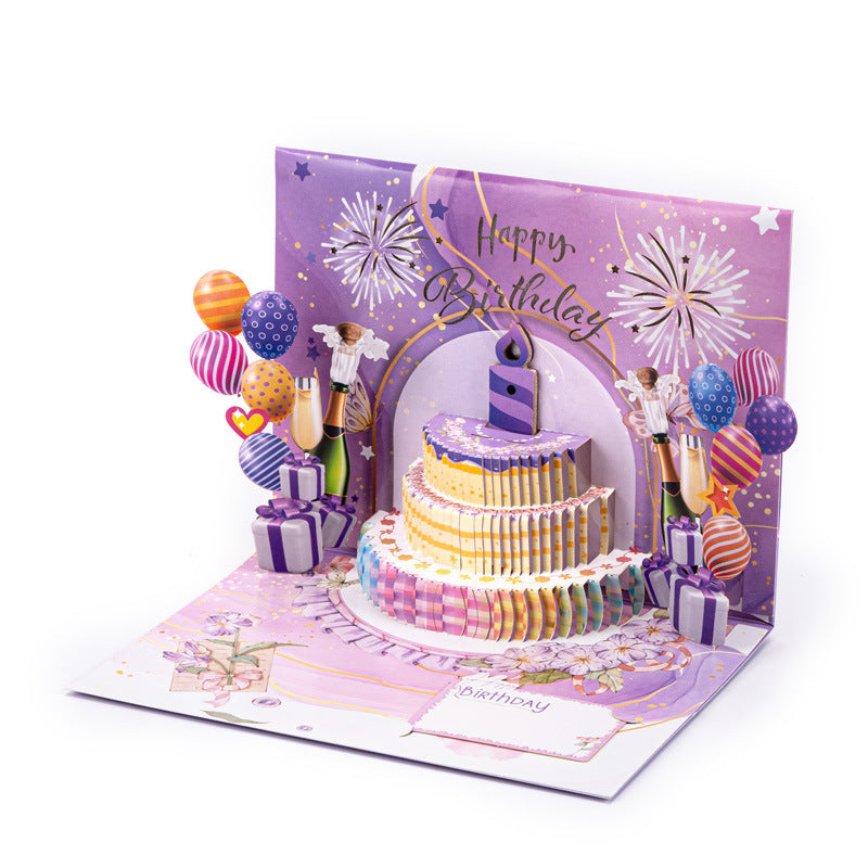 Blow-Out Birthday Cake Card