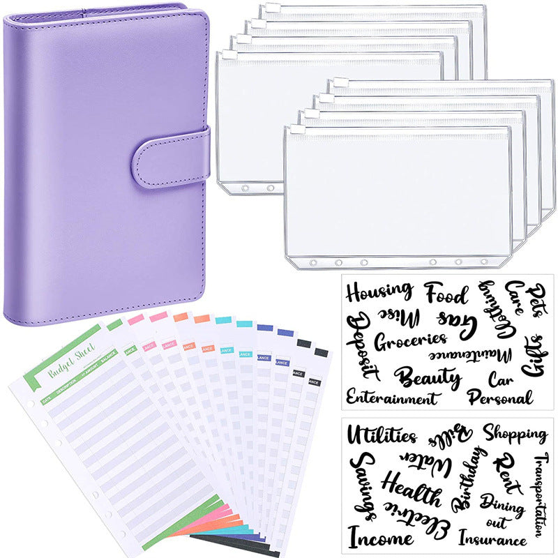 A6 Budget Binder with Cash Envelopes
