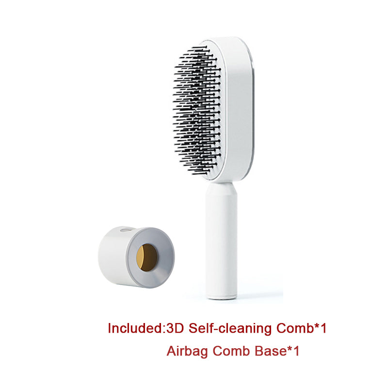 Self-Cleaning Cushion Hair Brush