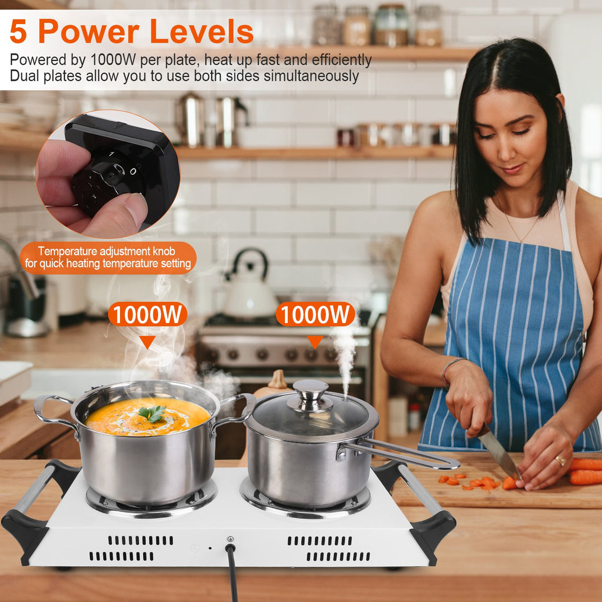 Portable Double Electric Burner