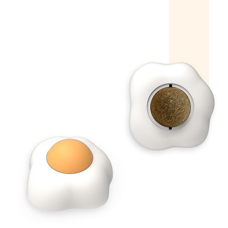 Fried Egg Catnip Wall Treat