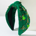 Rhinestone Clover Headband