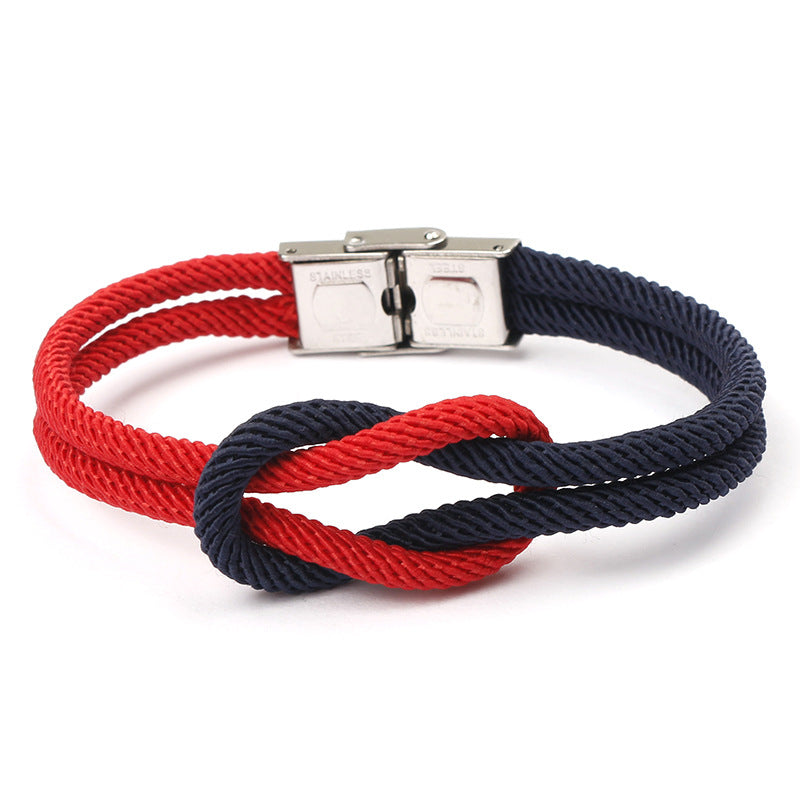 Nautical Anchor Rope Bracelet