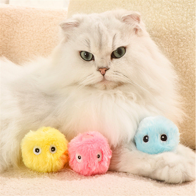 Glowing Plush Cat Ball