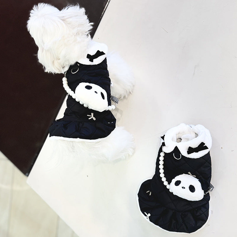 Panda Padded Pet Jumper Dress