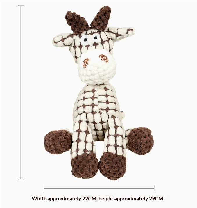 Squeaky Plush Animal Dog Toys