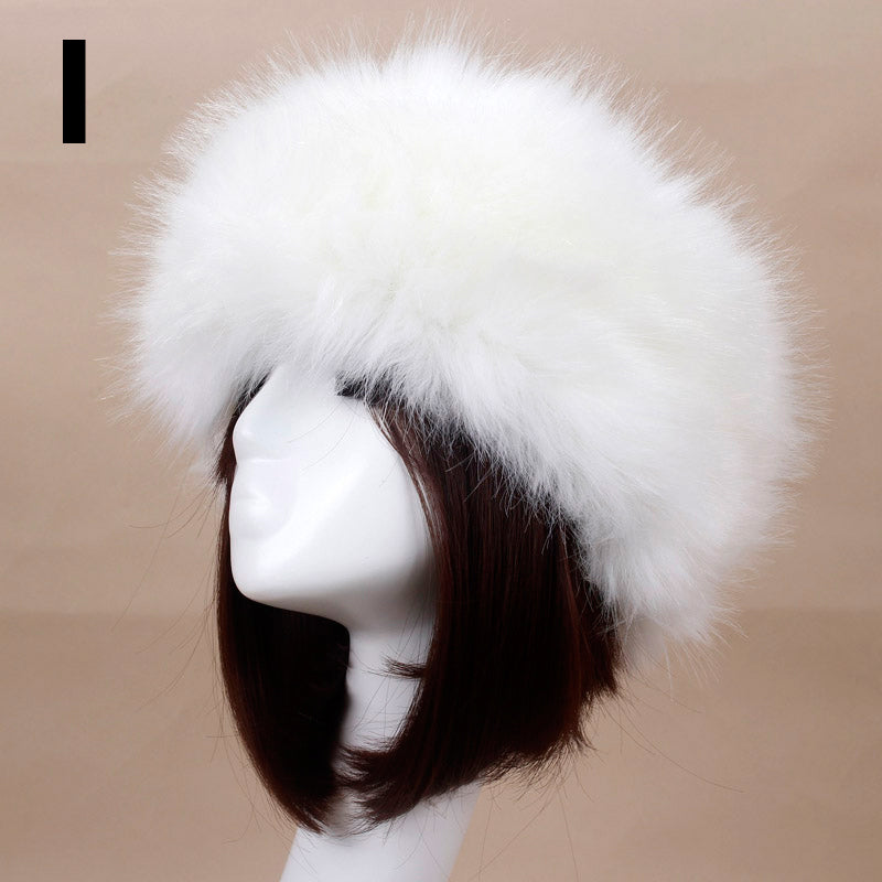 Faux Fur Open-Top Hat