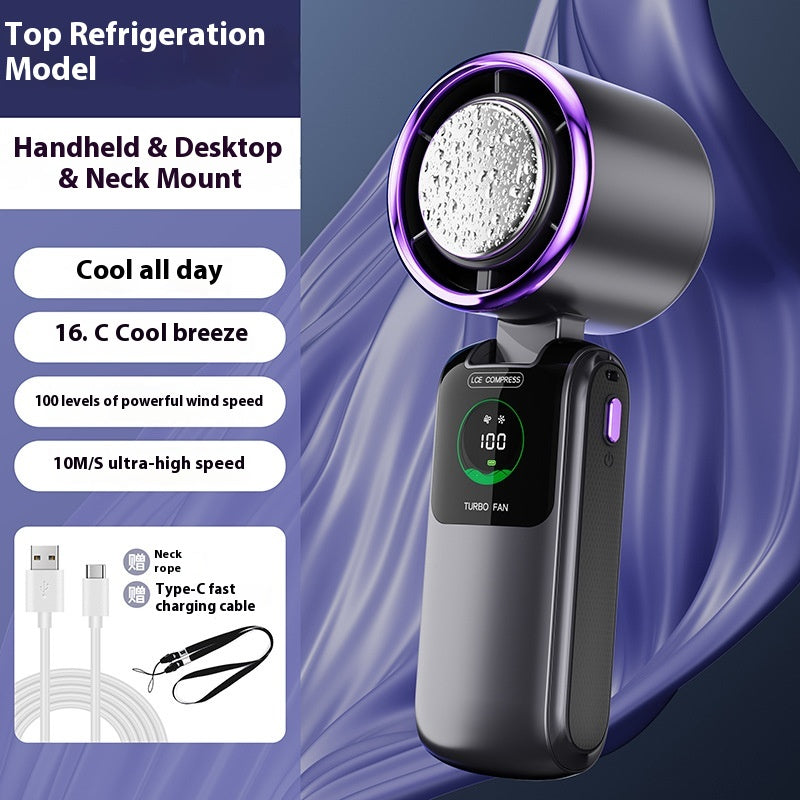 Foldable Handheld Neck Fan