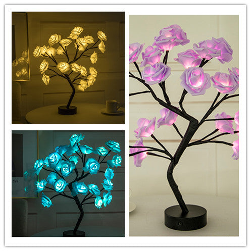 Rose Bonsai Tree Lamp