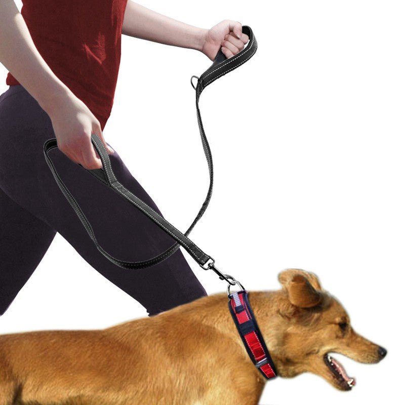 Double-Handle Reflective Leash