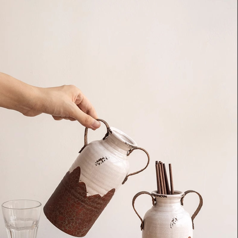 Retro Ceramic Flower Pot