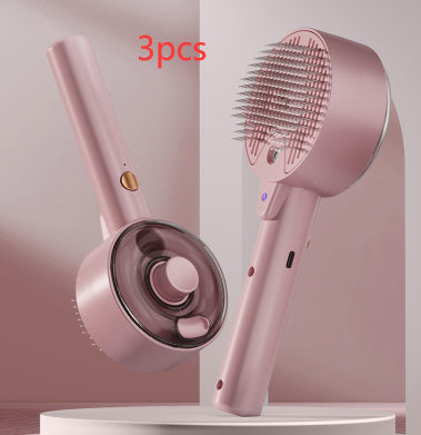 Self-Cleaning Pet Steam Brush