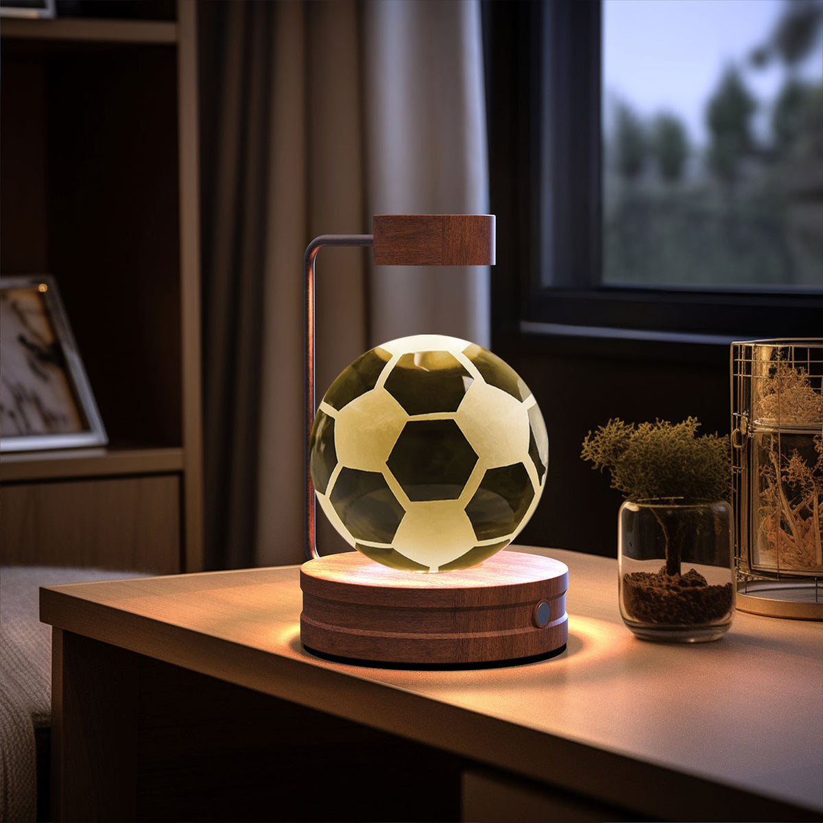 3D Crystal Ball Night Light