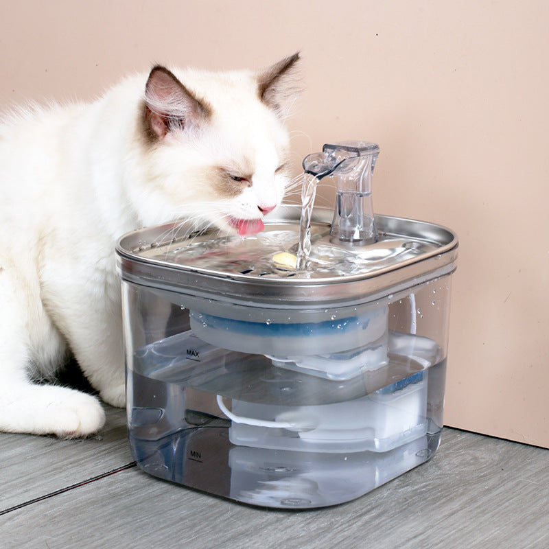 Stainless Steel Pet Water Fountain