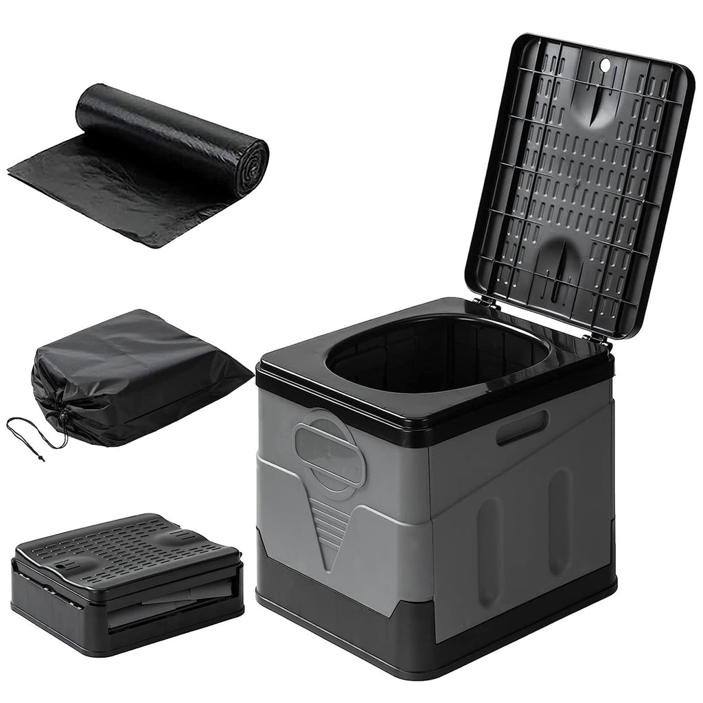 Collapsible Portable Toilet (5.3 Gal)