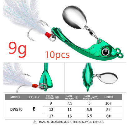 Spinning Spoon Fishing Lure
