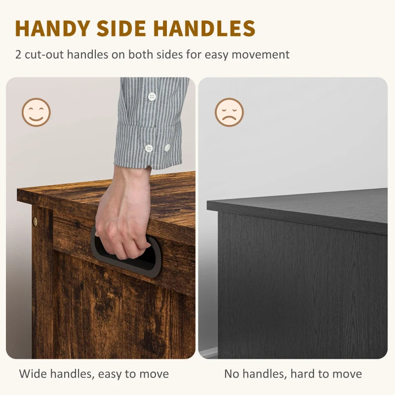 Wooden Storage Trunk