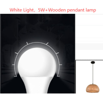 Woven Bamboo Pendant Light