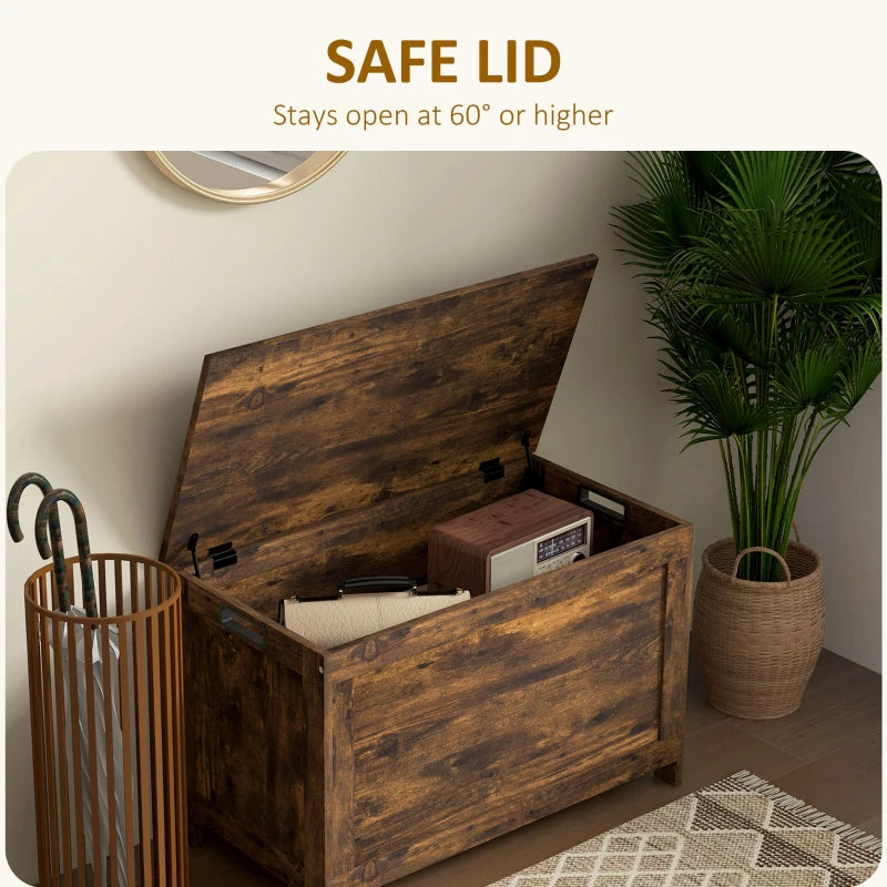 Wooden Storage Trunk