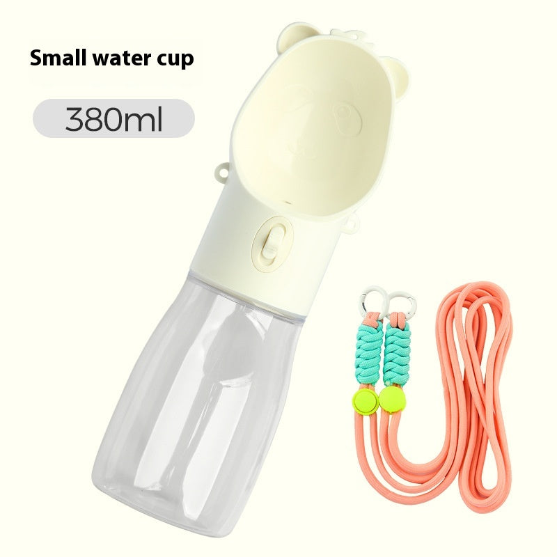 2-in-1 Travel Pet Water Bottle & Food Container