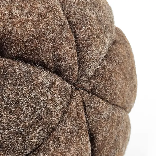 Brown Fabric Pumpkins (Set of 3)