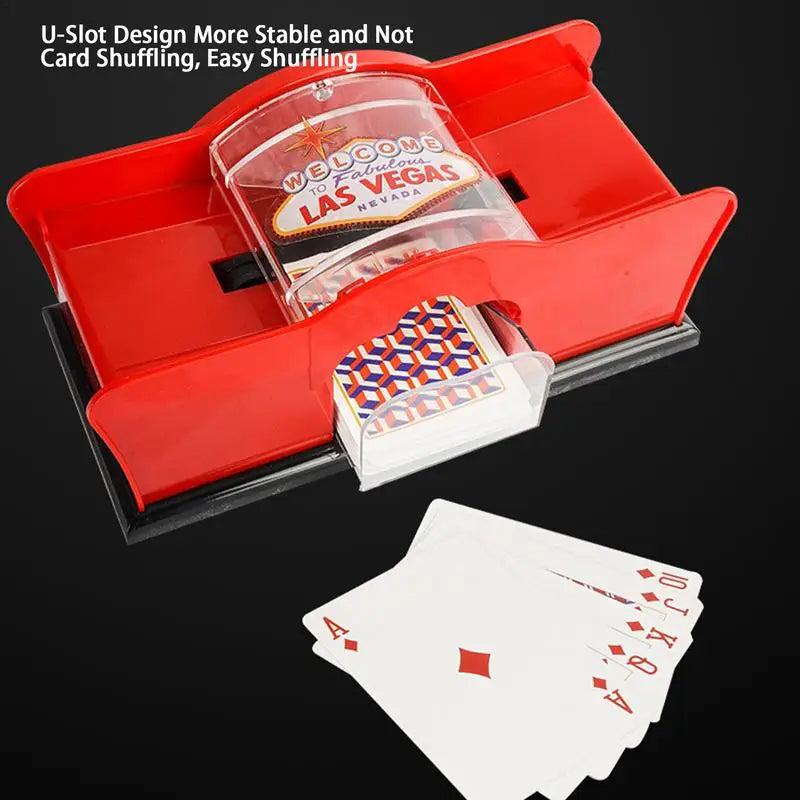 Hand-Crank Card Shuffler
